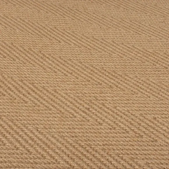 Herringbone Stair Runner - Green, Jute