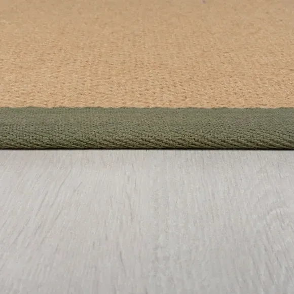 Herringbone Stair Runner - Green, Jute