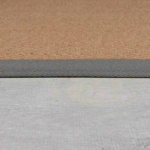 Herringbone Stair Runner - Grey, Jute