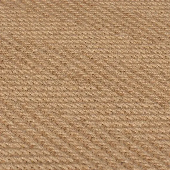 Herringbone Stair Runner - Olive, Jute