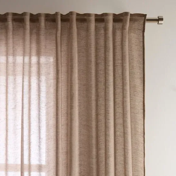 Herringbone Voile Panel Multiway - Mocha, Polyester image