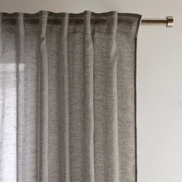 Herringbone Voile Panel Multiway - Steel, Polyester