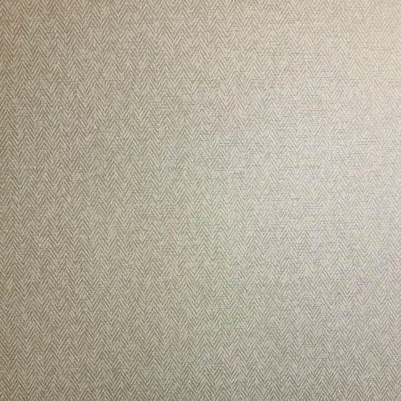 Herringbone Wallpaper with Fabric Effect - Mink