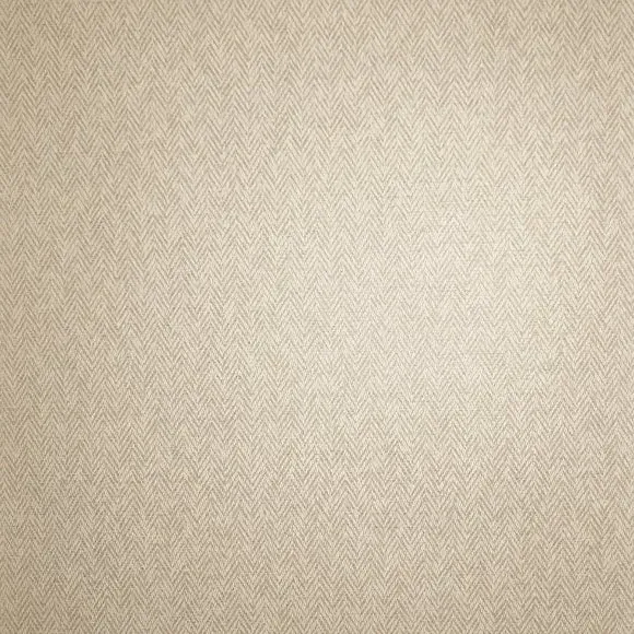 Herringbone Wallpaper with Fabric Effect - Sand