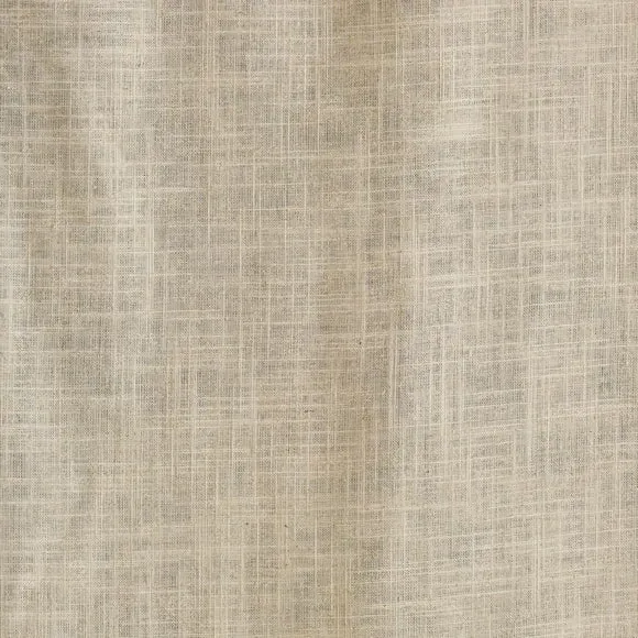 Hidden Tab Top Voile Panel - Natural, Linen Blend