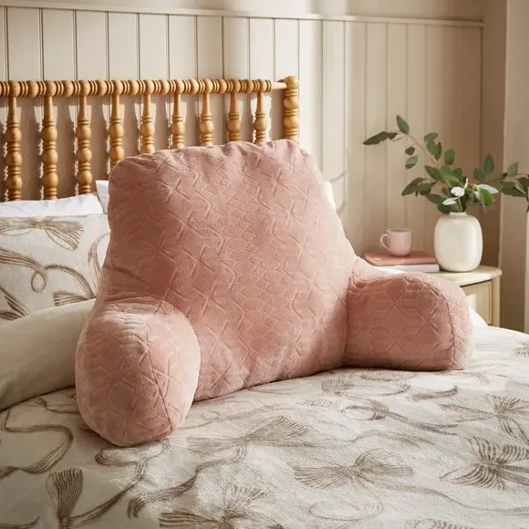 High Back Cuddle Cushion with Armrests - Blush image