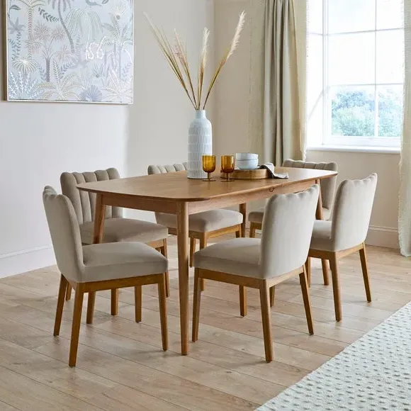 High Back Dining Chair - Mink, Velvet