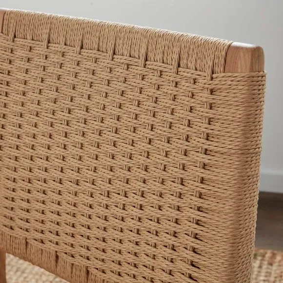High Back Dining Chair - Oak, Solid Wood
