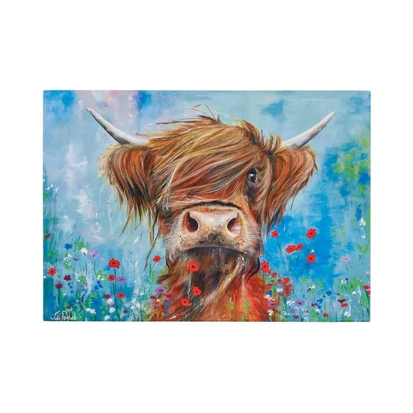 Highland Cow Poster - Multicolor