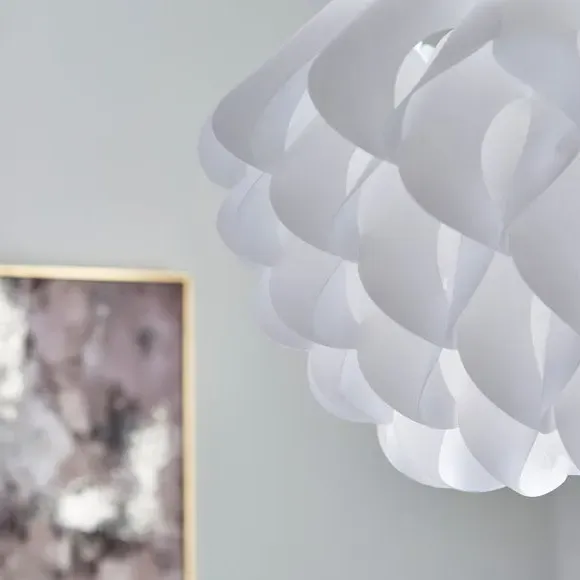 Honeycomb Pendant Shade Easy Fit - White