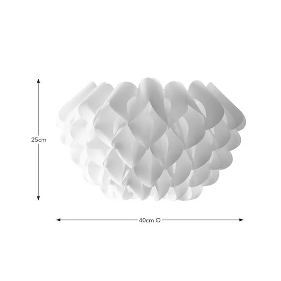 Honeycomb Pendant Shade Easy Fit - White