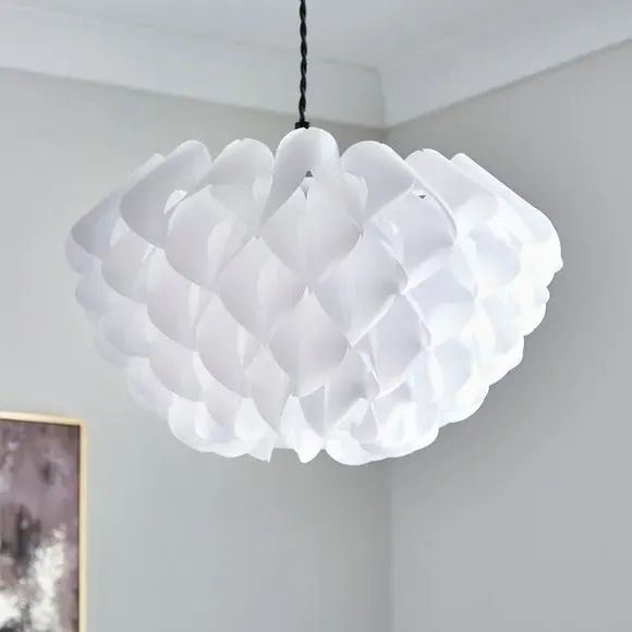 Honeycomb Pendant Shade Easy Fit - White image