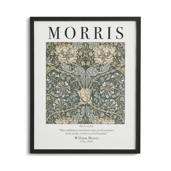 Honeysuckle Framed Print - Black Frame