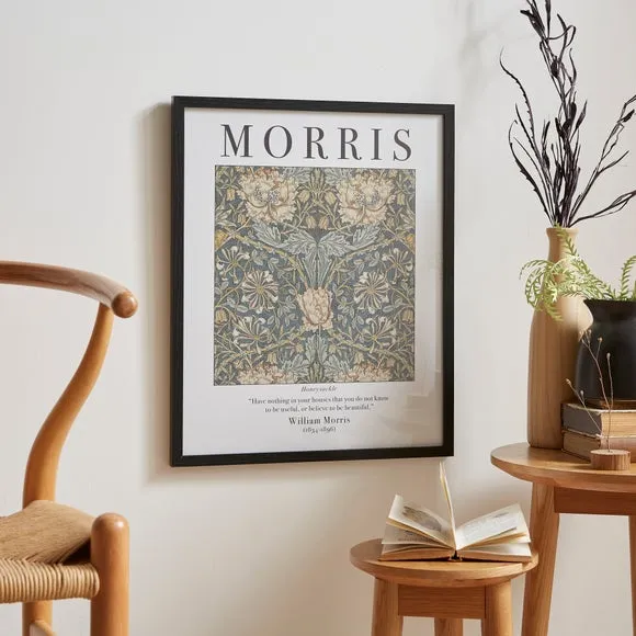 Honeysuckle Framed Print - Black Frame image