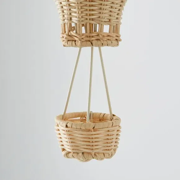 Hot Air Balloon Pendant Shade - Natural, Rattan
