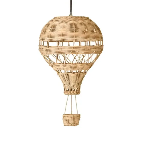 Hot Air Balloon Pendant Shade - Natural, Rattan
