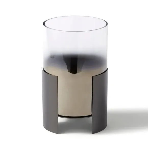 Hurricane Candle Holder - Clear, Glass