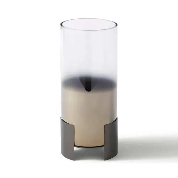 Hurricane Candle Holder - Clear, Glass