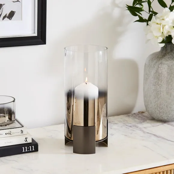 Hurricane Candle Holder - Clear, Glass image