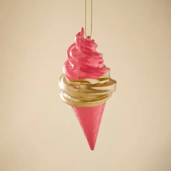 Ice Cream Hanging Decoration - Pink