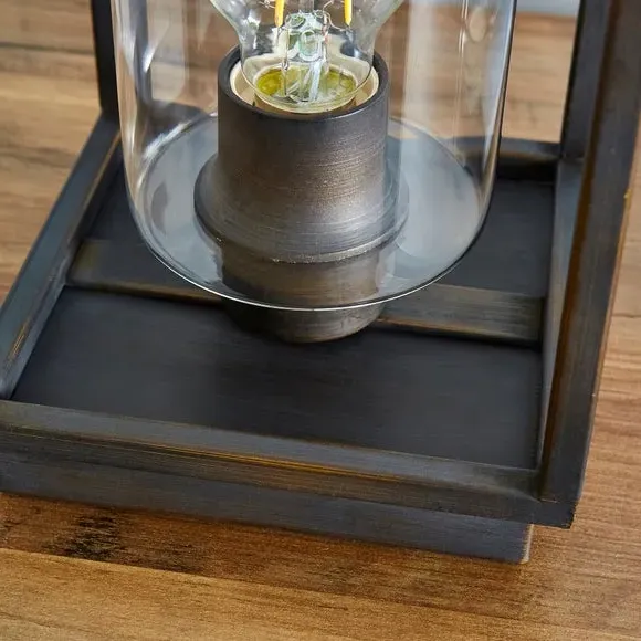 Industrial Table Lamp - Bronze, Metal