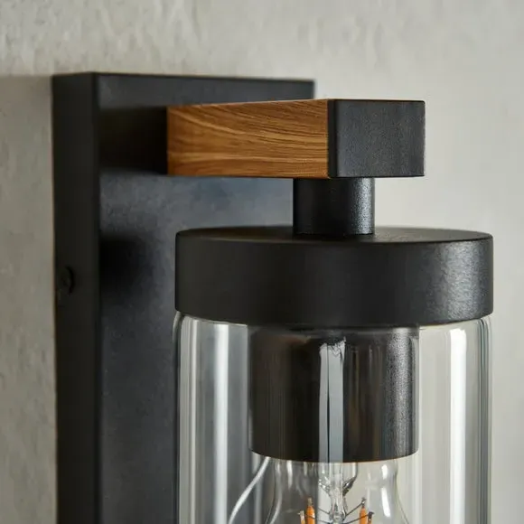 Industrial Wall Light - Black, Metal