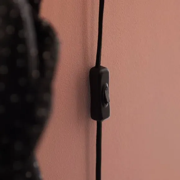 Industrial Wall Light with Clothes Hanger - Wood