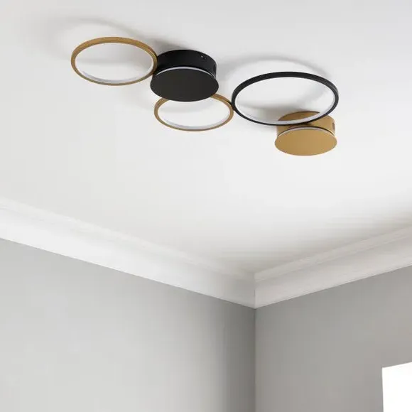 Integrated LED Wall Light - Black