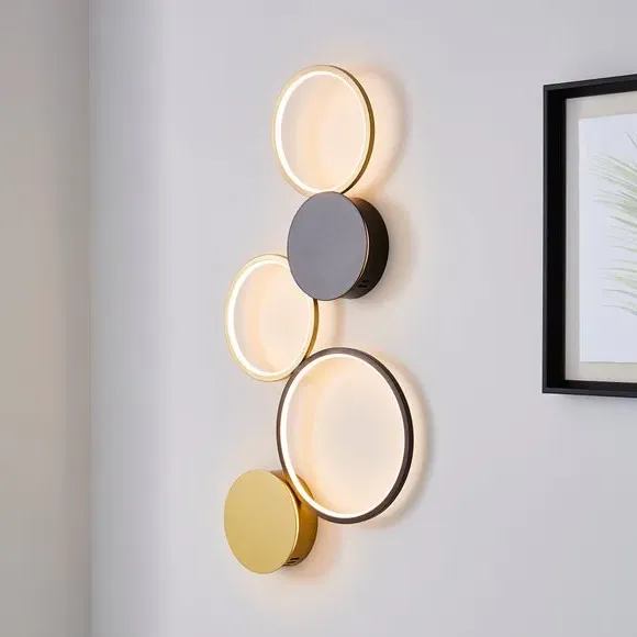 Integrated LED Wall Light - Black image