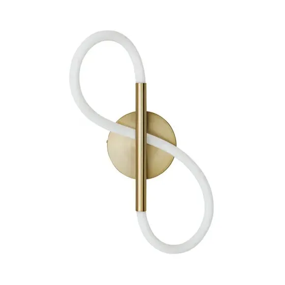 Integrated LED Wall Light - Gold, Metal