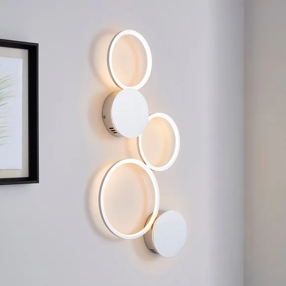 Integrated LED Wall Light - Silver