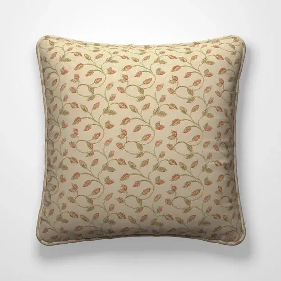 Jacquard Cushion Cover - Terracotta, Cotton