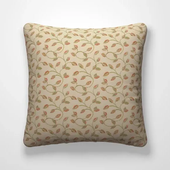 Jacquard Cushion Cover - Terracotta, Cotton