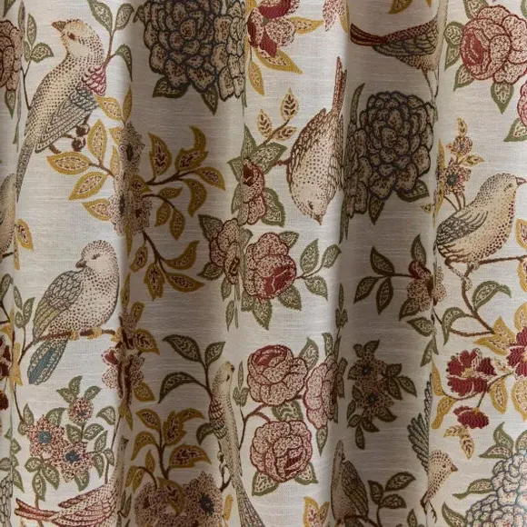 Jacquard Pencil Pleat Curtains - Multicolor