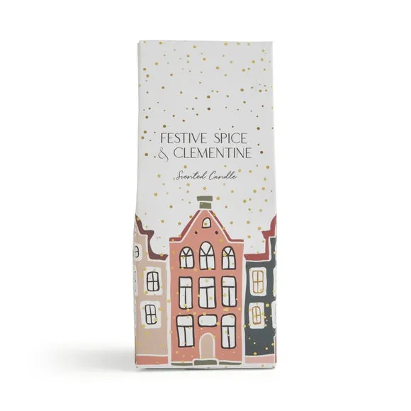 Jar Candle Festive Spice & Clementine - Glass