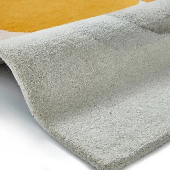 Jazz Flute Rug - Natural, Wool Viscose