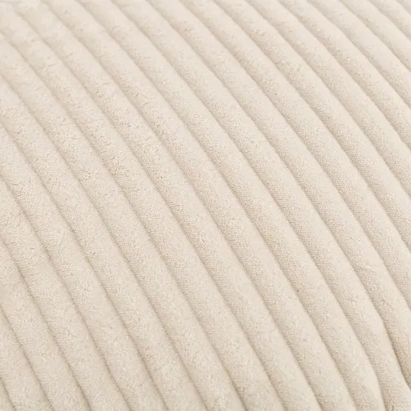 Jumbo Cord Pouffe with Polybeads - Natural