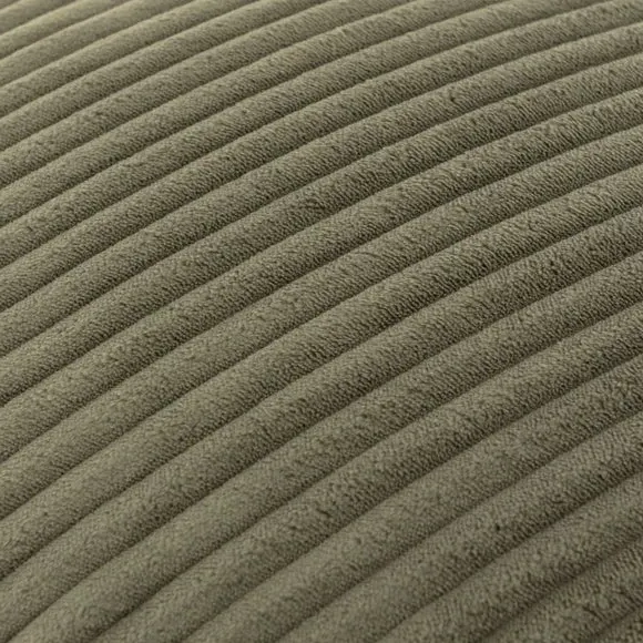 Jumbo Cord Pouffe with Polybeads - Olive