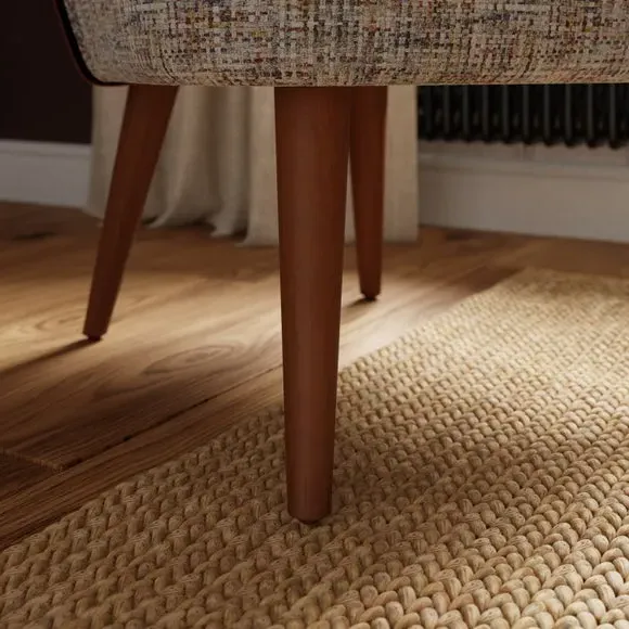 Kidney Bean Cocktail Chair - Multi, Chenille