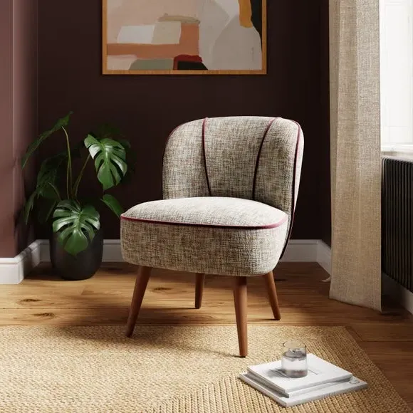 Kidney Bean Cocktail Chair - Multi, Chenille image
