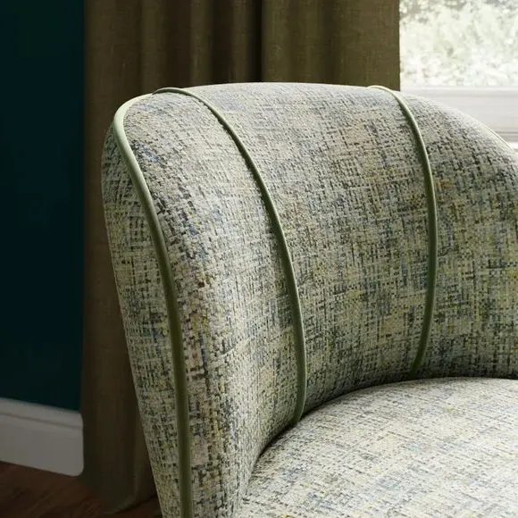Kidney Bean Cocktail Chair - Sage, Chenille
