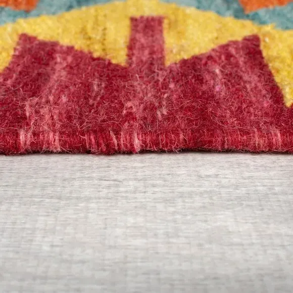 Kilim Rug Hand-Crafted - Multicoloured, Wool