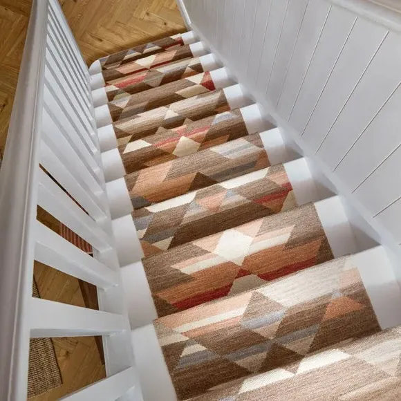 Kilim Stair Runner - Multicoloured, Wool