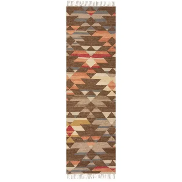 Kilim Stair Runner - Multicoloured, Wool
