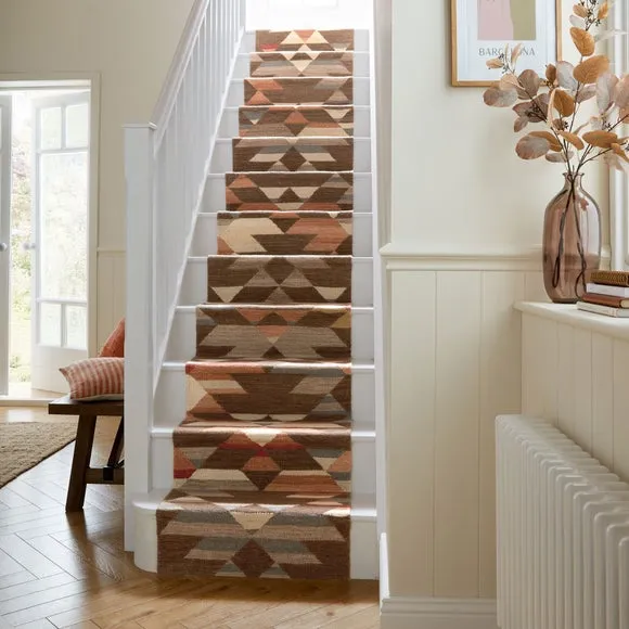Kilim Stair Runner - Multicoloured, Wool image