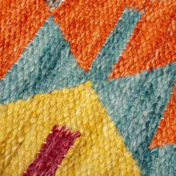 Kilim Stair Runner - Multicoloured, Wool
