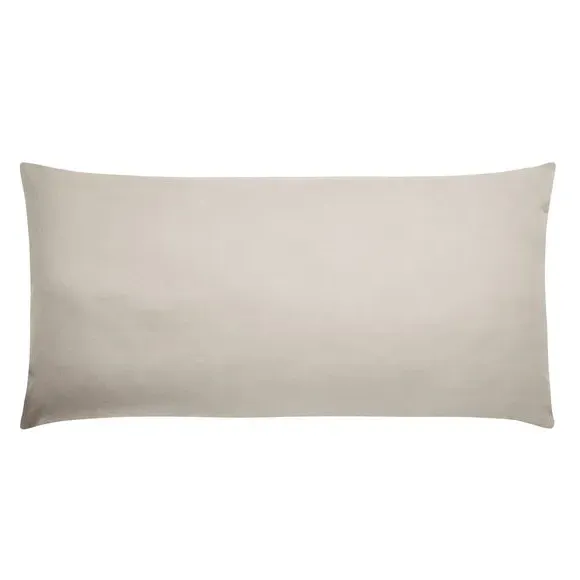 King Size Pillowcase Pair - White Sand, Cotton