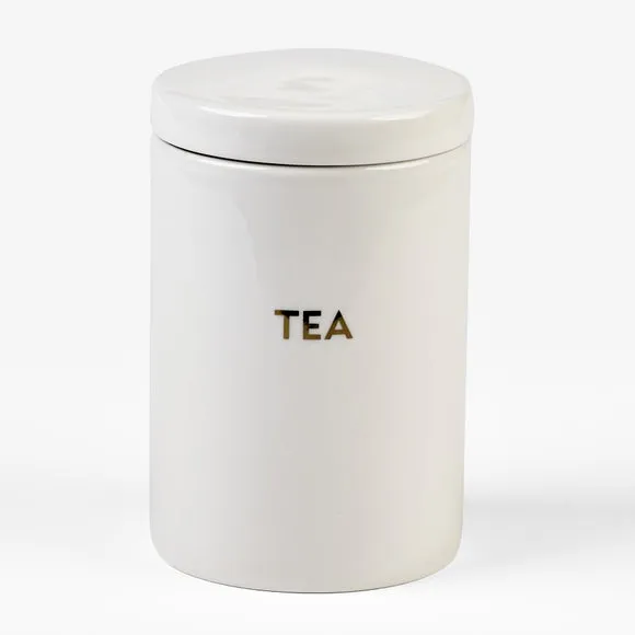 Kitchen Canister with Airtight Seal - White