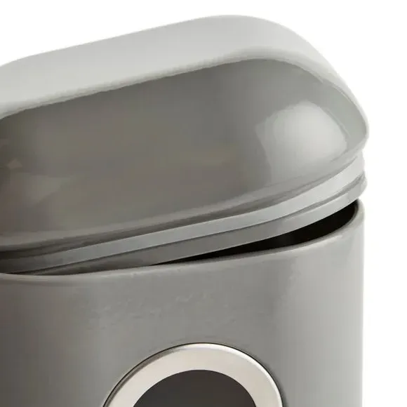 Kitchen Canister with Lid - Grey, Iron