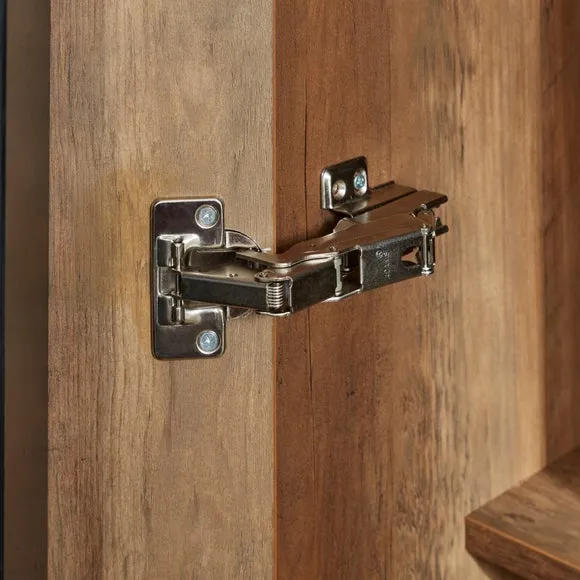 Kitchen Larder Unit with Drawers - Pine Effect